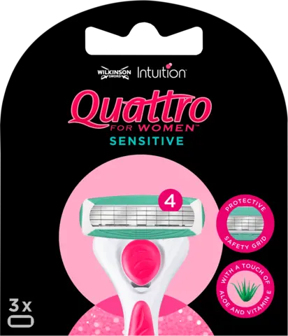 Quattro for Women Sensitive Rasierklinge von WILKINSON