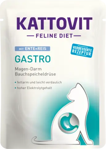 Feline Diet Gastro mit Ente & Reis von KATTOVIT