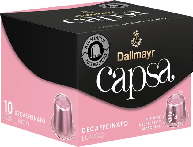Capsa Lungo Decaffeinato von DALLMAYR