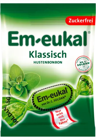 Klassisch Hustenbonbon zuckerfrei von EM EUKAL