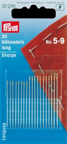 Nähnadeln lang silber No.5-9 von PRYM