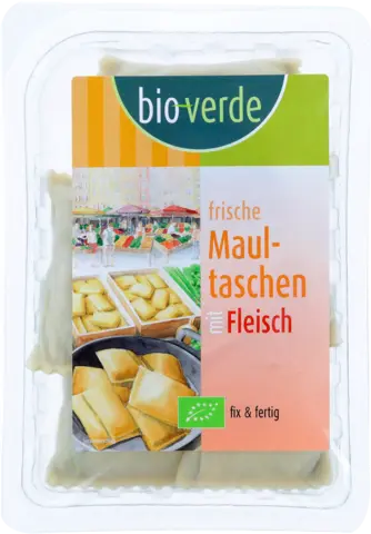 Bio frische Maultaschen mit Fleisch von BIOVERDE