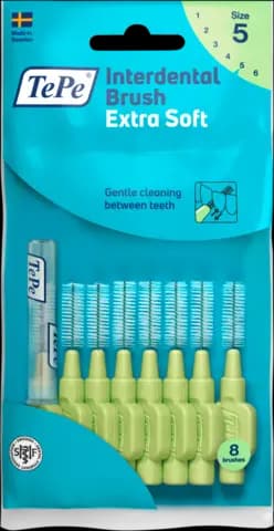 Interdentalbürste Extra Soft Grün ISO-Größe 5 von TEPE