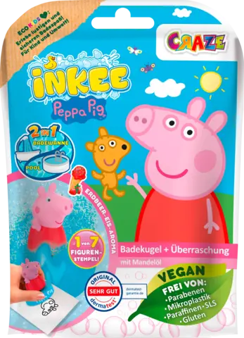 Inkee Badebombe Peppa Pig von DIV.SPIELWAREN