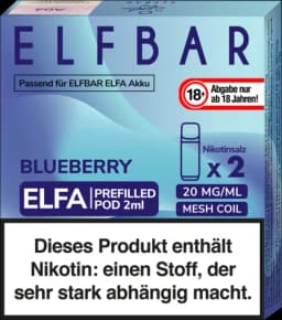 Elfa Pod Blueberry 20mg von ELFBAR