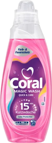 Magic Wash Color Protection Waschmittel flüssig von CORAL