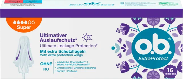 Tampons Extraprotect super von OB