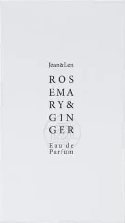 Rosemary & Ginger Eau de Parfum von JEAN & LEN