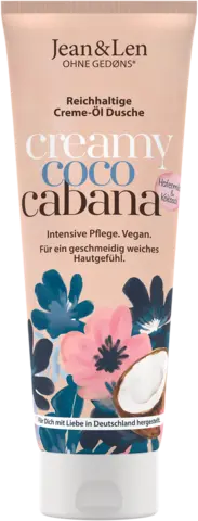 Reichhaltige Creme-Öl Dusche Bio-Hafermilch/Kokosöl von JEAN & LEN