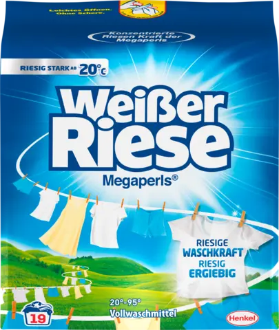 Megaperls Vollwaschmittel von W.RIESE