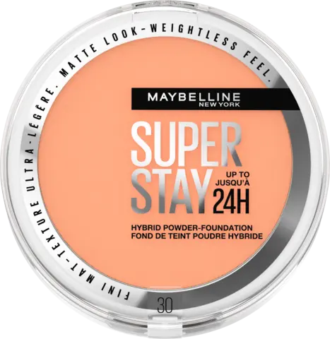 Super Stay Hybrides Puder Make-Up Nr. 30 von MAYBELLINE NEW YORK