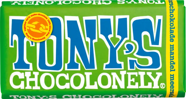 Zartbitterschokolade Mandel Meersalz von TONY'S