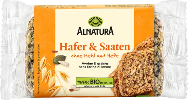 Bio Hafer & Saaten Brot von ALNATURA