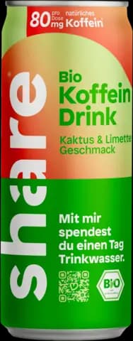 Bio Koffein Drink Kaktus Limette DPG von SHARE