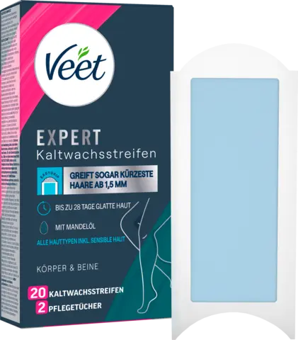 Expert Kaltwachsstreifen Beine&Körper alle Hauttypen von VEET