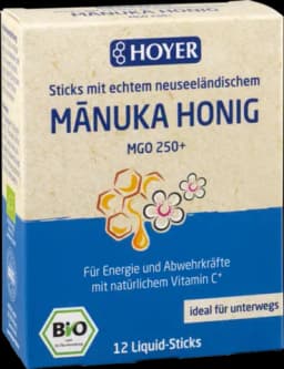 Bio Manukahonig Liquid-Sticks MGO 250+ von HOYER