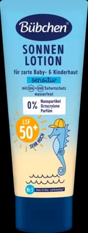 Sensitiv Sonnenlotion LSF 50+ von BUEBCHEN