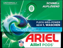 All in 1 Vollwaschmittel Flüssig Pods Universal von ARIEL