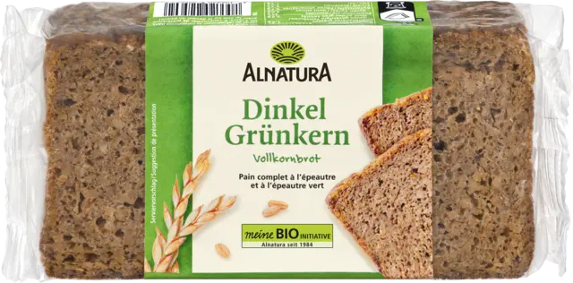 Bio Dinkel Grünkernbrot von ALNATURA