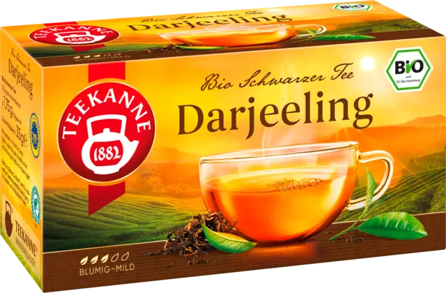 Bio Schwarzer Tee Darjeeling von TEEKANNE