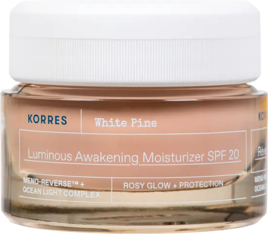 Belebende Feuchtigkeitscreme White Pine für strahlende Haut SPF20 von KORRES