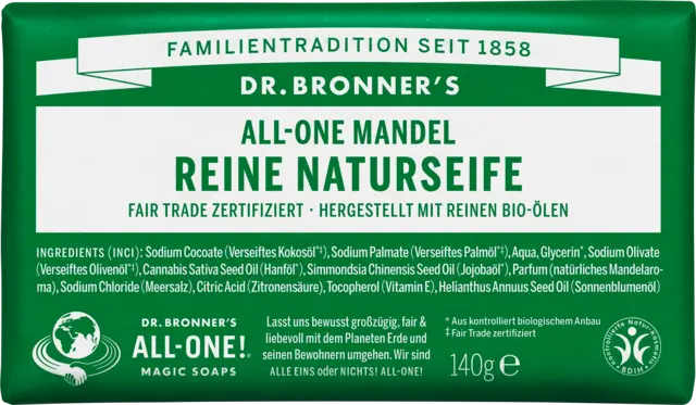 Reine Naturseife Mandel von DR.BRONNERS