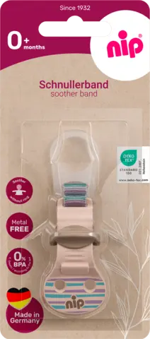 Schnullerband mit Ring von NIP