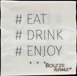 Servietten Enjoy Papier 3-lagig 17 x 17 cm von BOLTZE