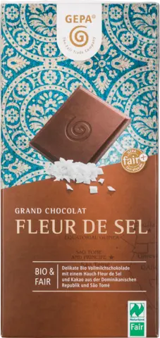 Bio Grand Chocolate Fleur de Sel Vollmilch von GEPA