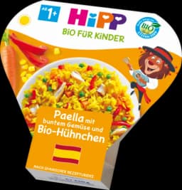 Paella mit buntem Gemüse und Bio-Hühnchen 1-3 Jahre von HIPP