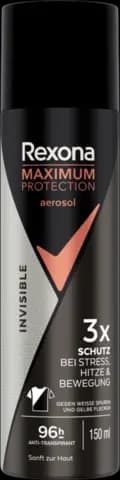 Deospray Men Maximum Protection Invisible von REXONA