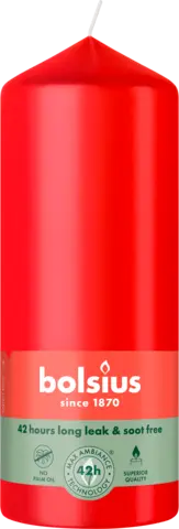 Stumpenkerze rot 150 x 58 mm von BOLSIUS