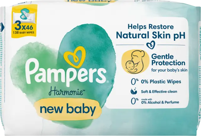 Harmonie Feuchttücher New Baby von PAMPERS