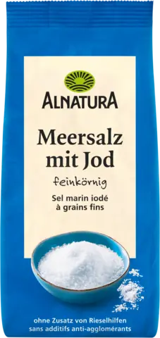 Meersalz mit Jod von ALNATURA