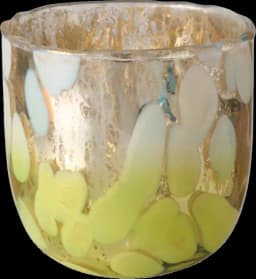 Windlicht Clementine Glas durchgefärbt rund 11,5 cm von BOLTZE