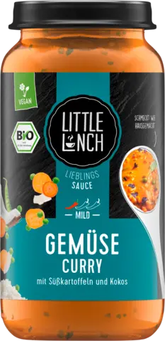 Bio Lieblingssauce Gemüse Curry von LITTLE LUNCH