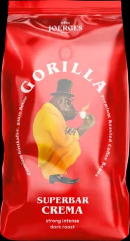 Gorilla Superbar Crema ganze Bohnen von GORILLA