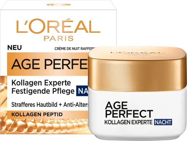 Age Perfect Pro-Kollagen Experte Straffende Pflege Nachtcreme von LOREAL