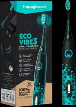 hocheffektive Vibration für eine sanfte Reinigung von HAPPYBRUSH