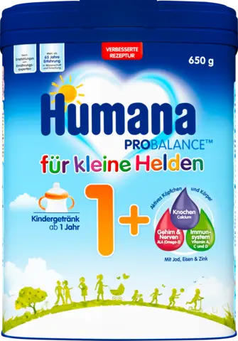 Kindergetränk 1+ von HUMANA