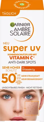 Ambre Solaire Super UV Sonnenschutzfluid Anti-Dark-Spots LSF 50+ von AMBRE SOLAIRE