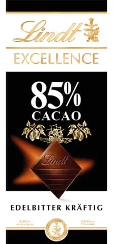 85% cacao, edelbitter kräftig von LINDT