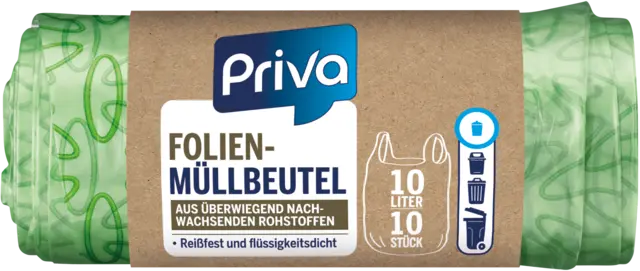 Folienmüllbeutel 10L von PRIVA
