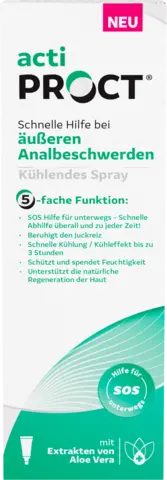 Spray schnelle Hilfe bei äußeren Analbeschwerden von ACTIPROCT