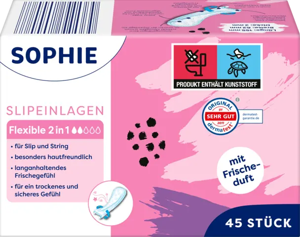 Slipeinlagen Flexible 2 in 1 von SOPHIE