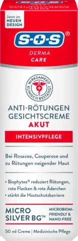 Derma Care Anti-Rötungen Gesichtscreme Akut von SOS