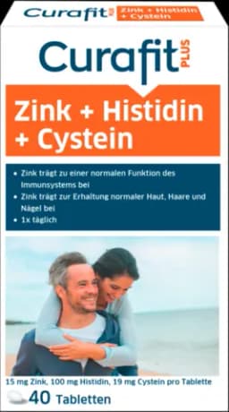 Zink / Histidin / Cystein Tabletten von CURAFIT PLUS