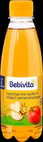 Fenchel mit Apfel in stillem Mineralwasser ab dem 5.Monat von BEBIVITA