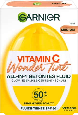Vitamin C Wonder Tint All-In-1 Getöntes Fluid medium von GARNIER