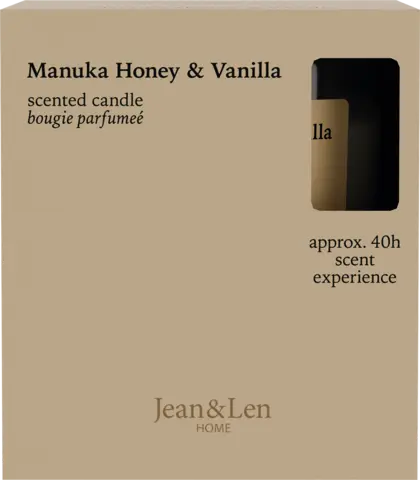 Scented Candle Manuka Honey & Vanilla von JEAN & LEN